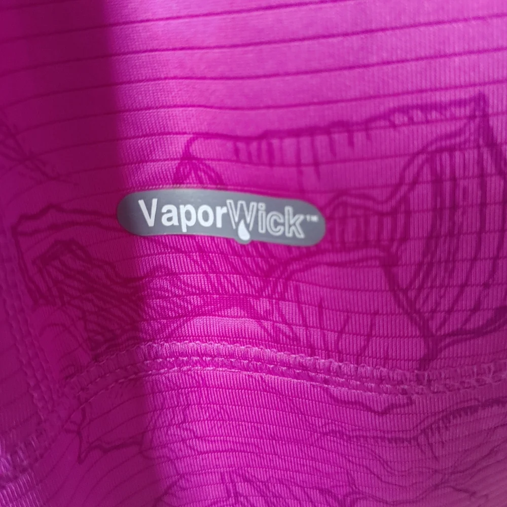 The North Face Floral Vaporwick Lightweight Hooded Shirt Top M - Picture 3 of 5